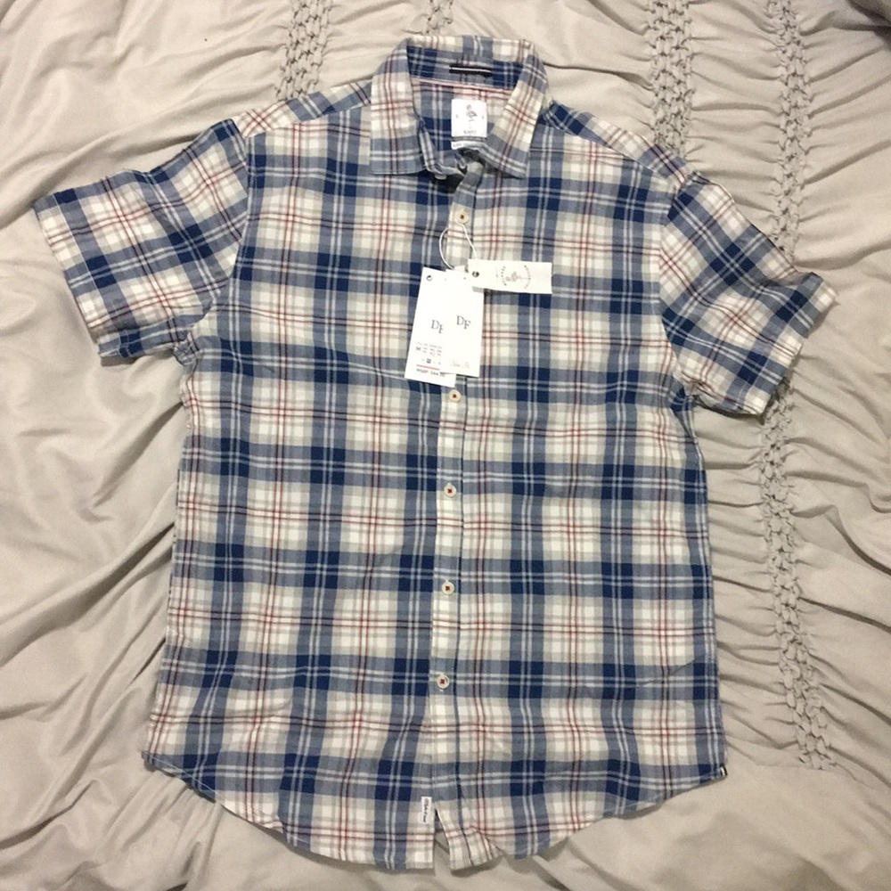 🆕 with tags D & F Slim fit short sleeve shirt